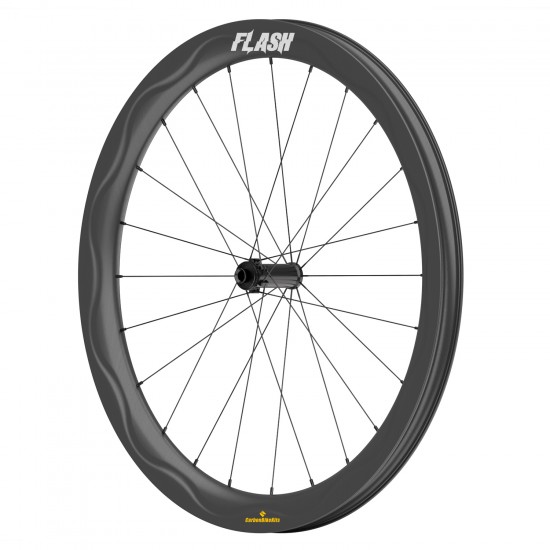 Flucircle [Ultralight] 380g 700C 47x40mm Carbon Tubeless Gravel / CX / MTB / Beach Racer Wheels Rim